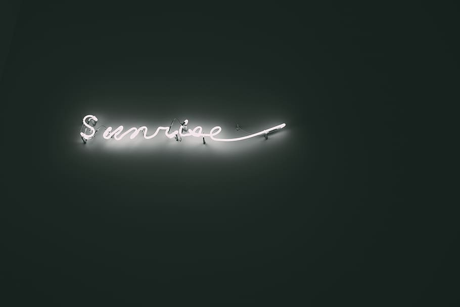gray background with text overlay, neon, light, night, wall HD wallpaper