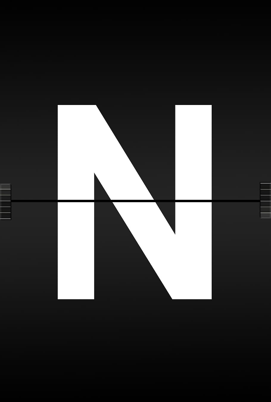 HD wallpaper: white and black N logo, letters, abc, alphabet, journal font  | Wallpaper Flare