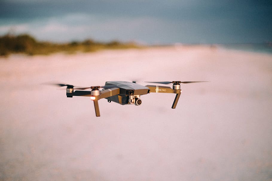 gray and black DJI Mavic Pro at daytime, camera, drone, hd HD wallpaper