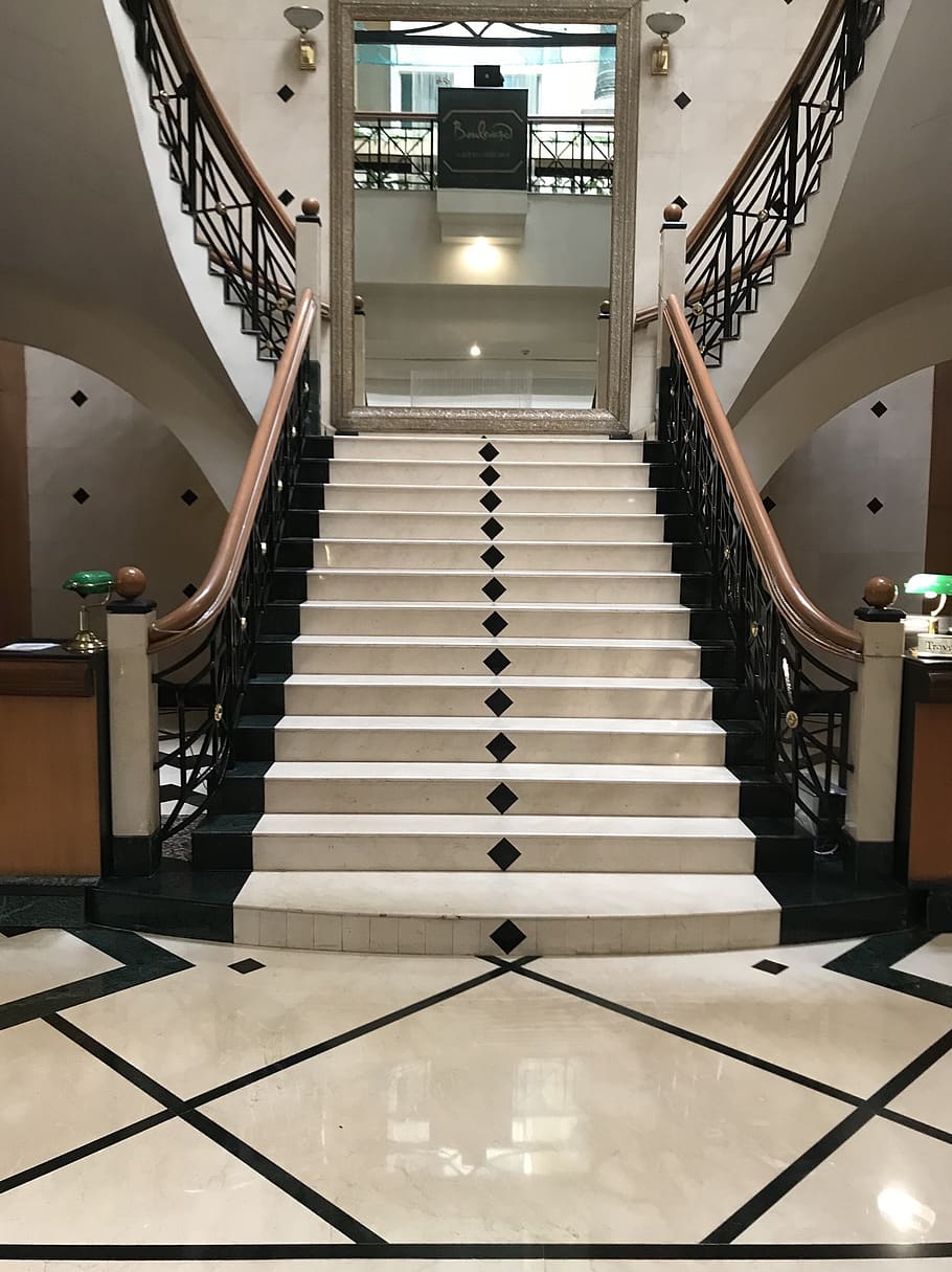 step, indoors, inside, handrail, ceiling, staircase, steps and staircases HD wallpaper