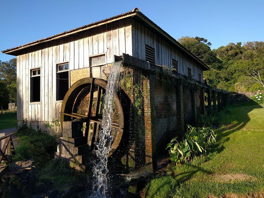 mill, nature, wheel, water, path, ride, stones, benedict, architecture HD wallpaper