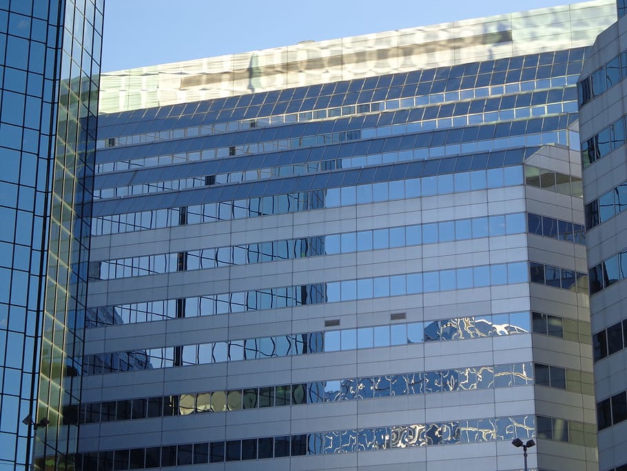 Mirror, Reflect, Architecture, blue, illusion, building exterior HD wallpaper