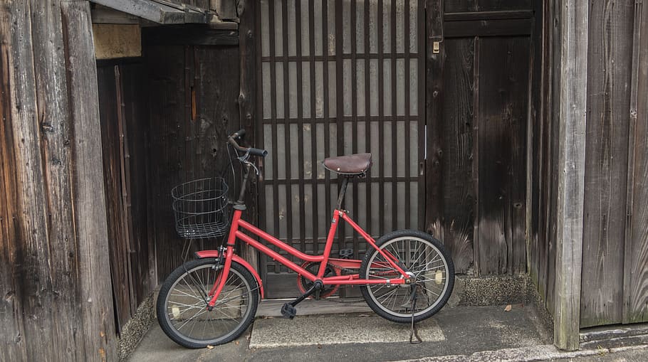 Bicycle, Japan, Activity, Lifestyle, red, transportation, travel HD wallpaper