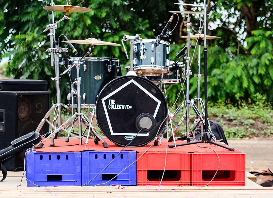 Musical, Drums, Sound, Instruments, no people, technology, day HD wallpaper