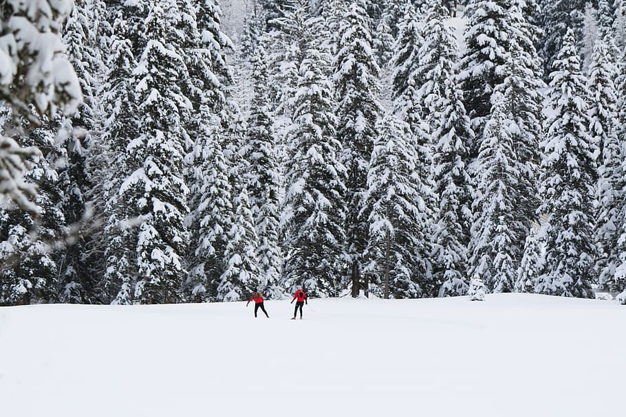 snow, winter, mountain, hills, landscape, adventure, view, sky HD wallpaper