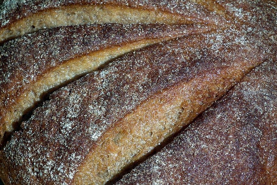 rye bread, food, baking, brown, delicious, paste products, breakfast HD wallpaper