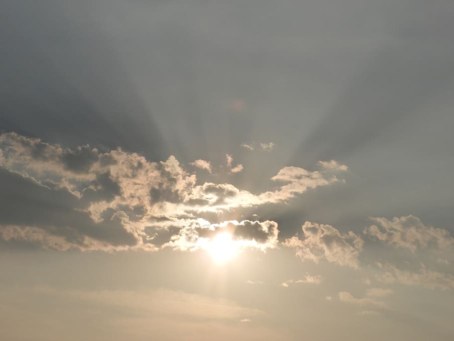 sunset, sea, sky, cloud - sky, beauty in nature, scenics - nature HD wallpaper