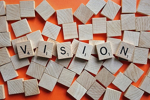 brown vision wooden tile, mission, goal, target, business, strategy HD wallpaper