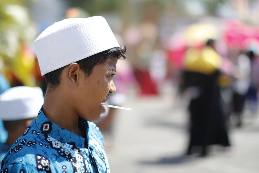 boy, moslem, java, islam, happy, asian, traditional, religion HD wallpaper