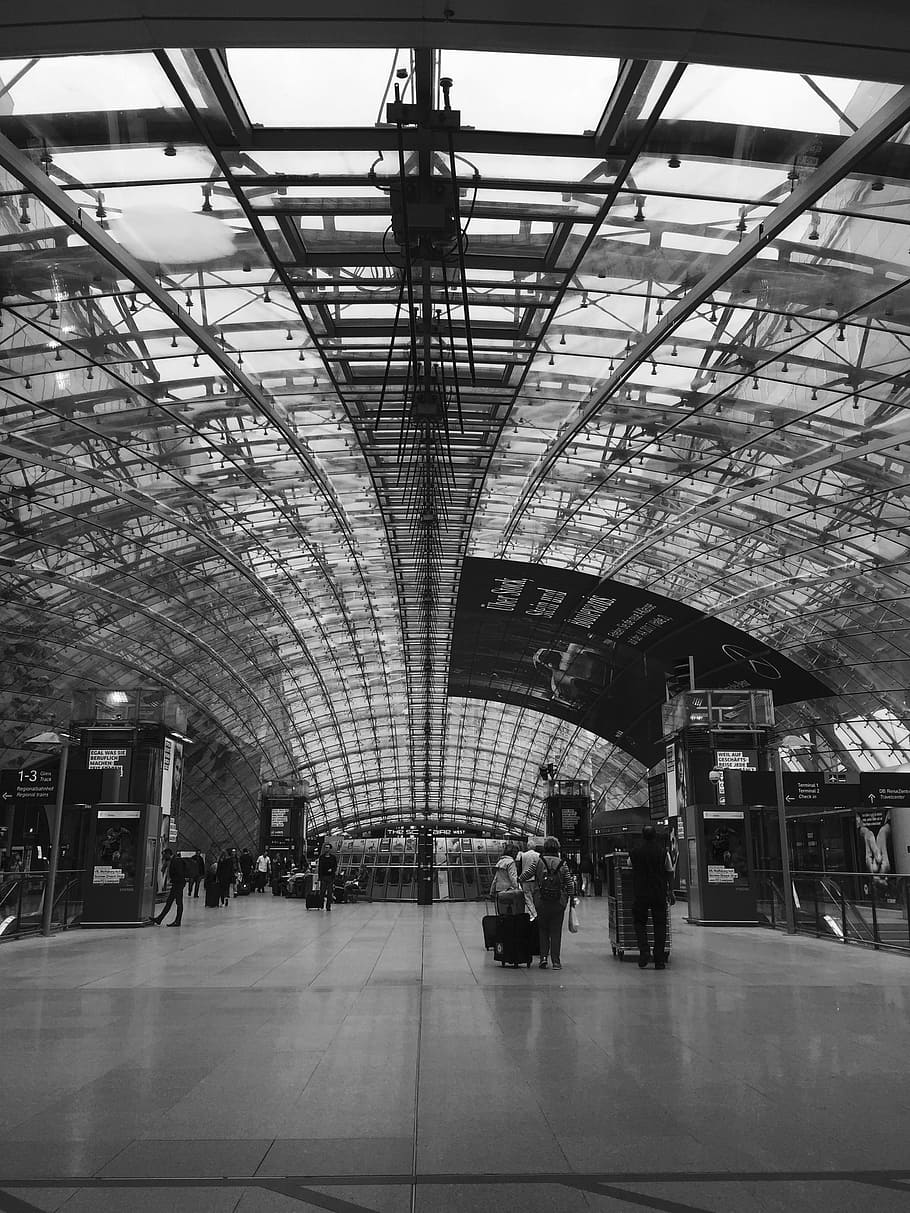 frankfurt, train, germany, architecture, built structure, transportation HD wallpaper