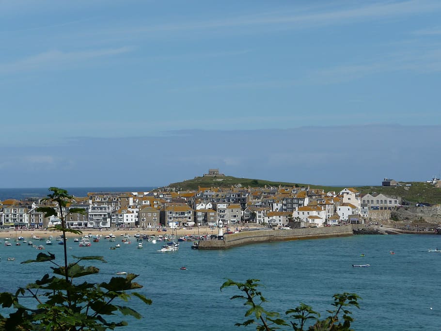 Cornwall, Beach, Sea, Uk, Coastline, holiday, water, sky, cornish HD wallpaper