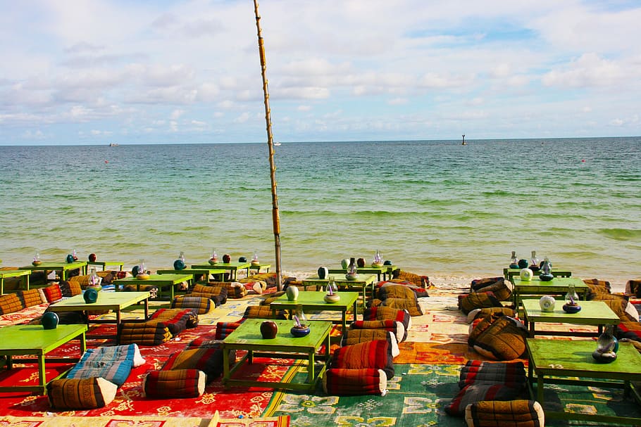 Seaside, Beach, Sand, Sand, Sea, Vacation, summer, ocean, travel HD wallpaper