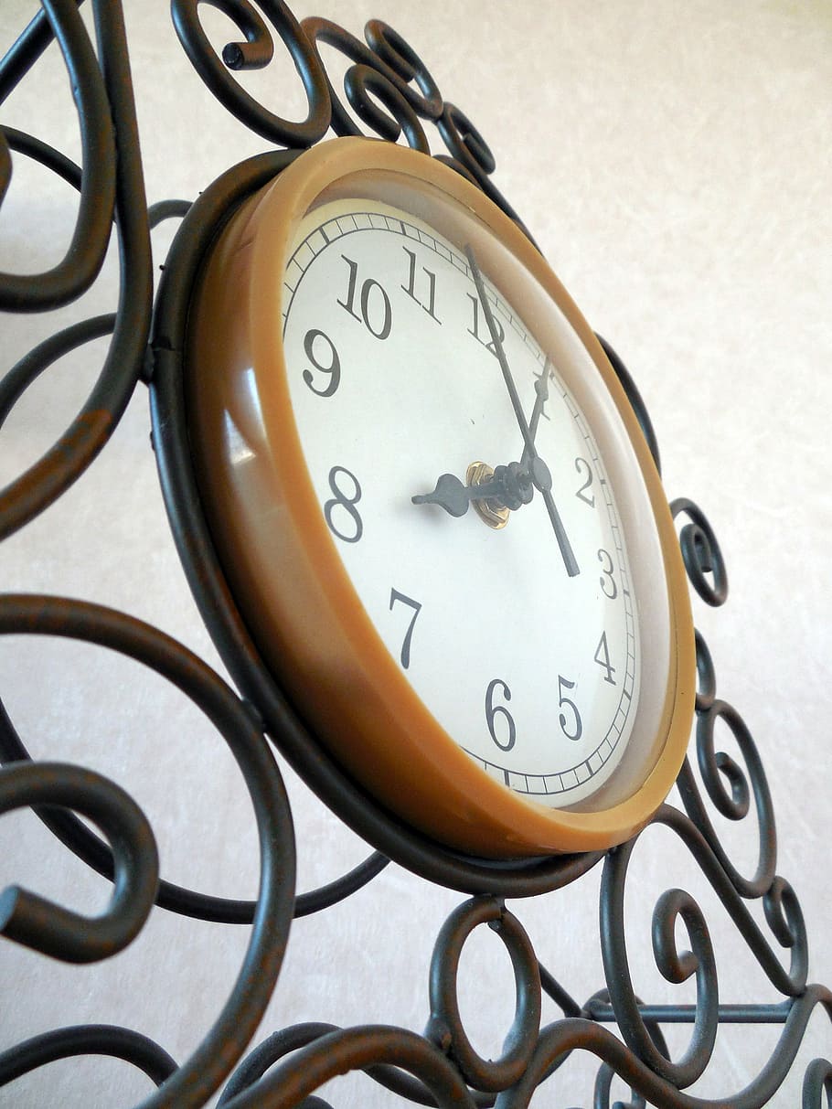 clock, time, time of, pointer, watches, time indicating, minutes HD wallpaper