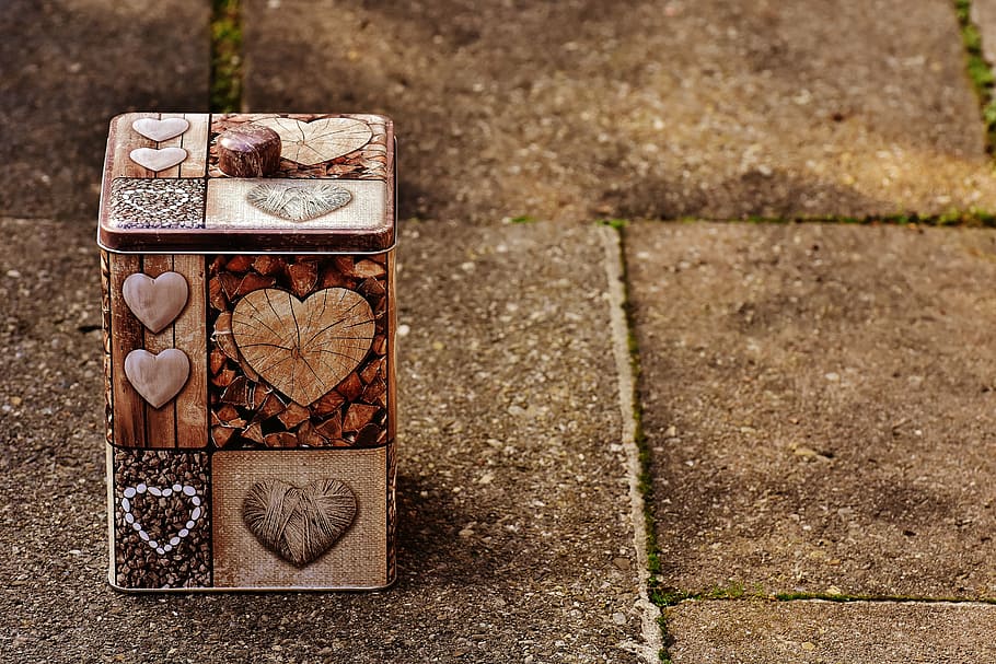 box, heart, love, storage, packaging, store, practical, vessel HD wallpaper