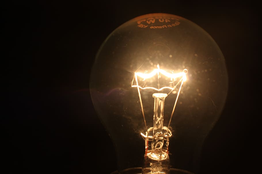 light bulb, lighting, pear, disappearing, illuminated, lighting equipment HD wallpaper