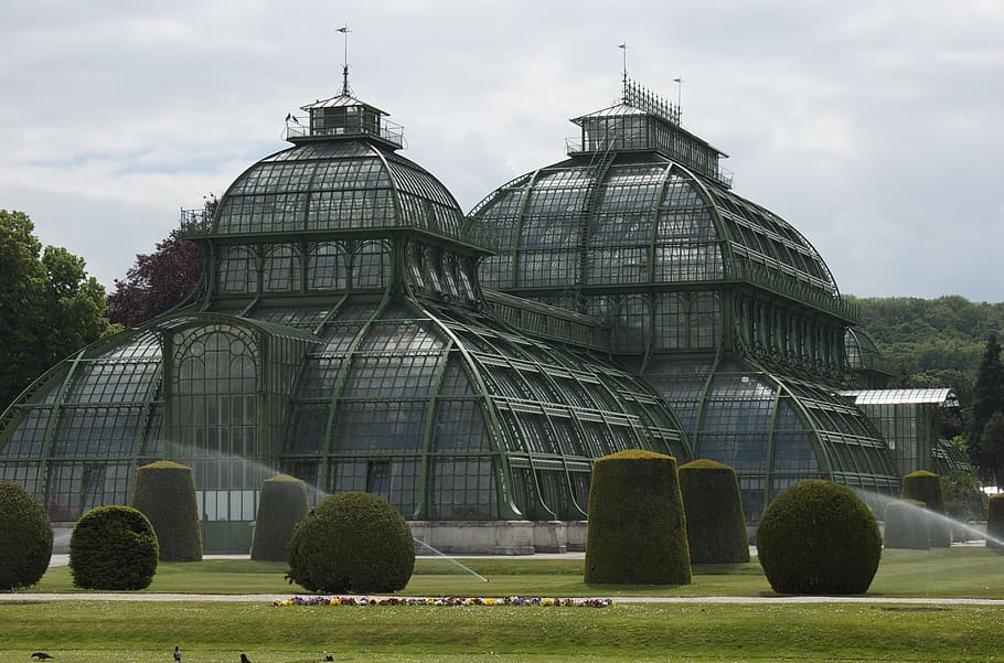 vienna, botanical garden, construction, architecture, famous Place HD wallpaper