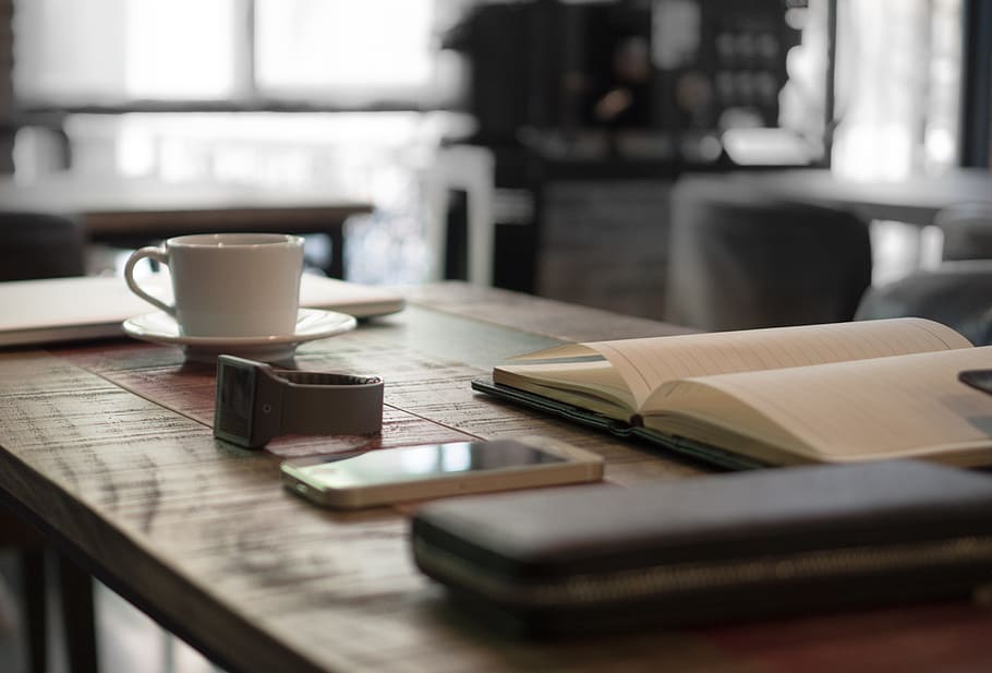 Leisure, Tea Cup, Still Life, Computer, indoors, absence, no people HD wallpaper