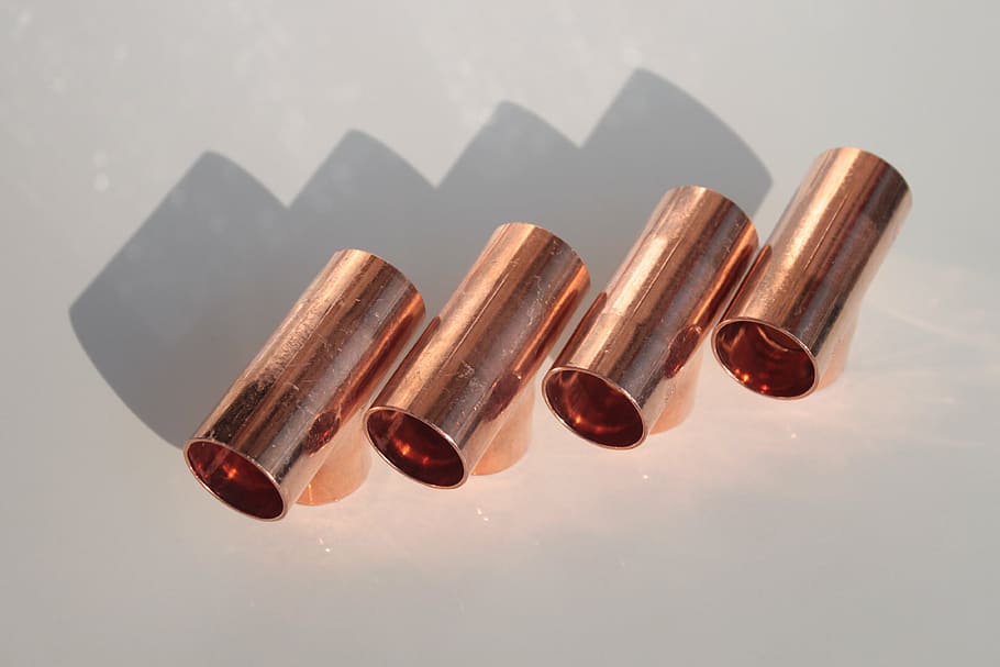copper, equal, fittings, joints, metal, soldered, tee, industries