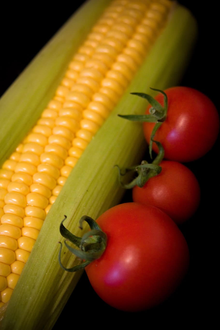 Sweetcorn, Tomato, Fresh, Vegetable, health, healthy, food HD wallpaper