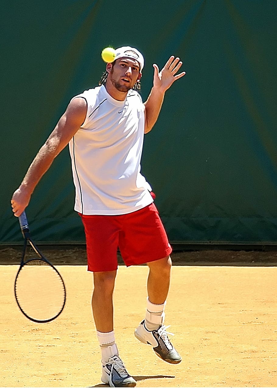 Tennis, Player, Game, Racket, Court, ball, sport, active, match HD wallpaper