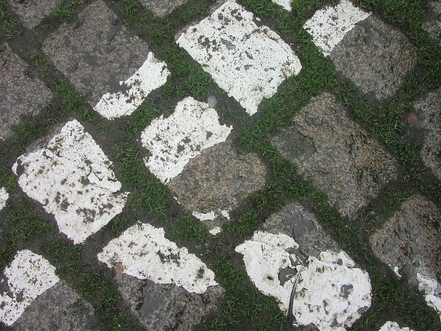 pavers, road, soil, high angle view, full frame, no people HD wallpaper