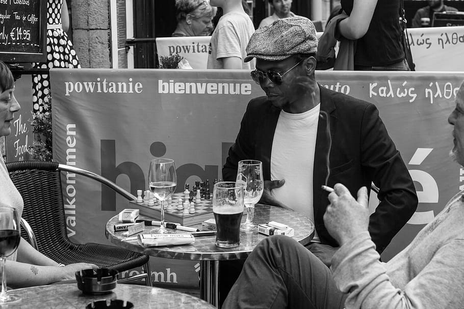 chess, ireland, street, men, real people, food and drink, sitting HD wallpaper