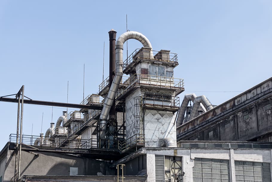 factory, machine, the industry, metal, architecture, built structure HD wallpaper