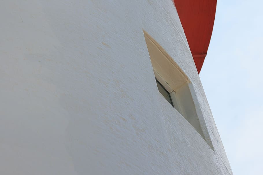lighthouse, white, window, umhlanga, sea, ocean, travel, nautical HD wallpaper