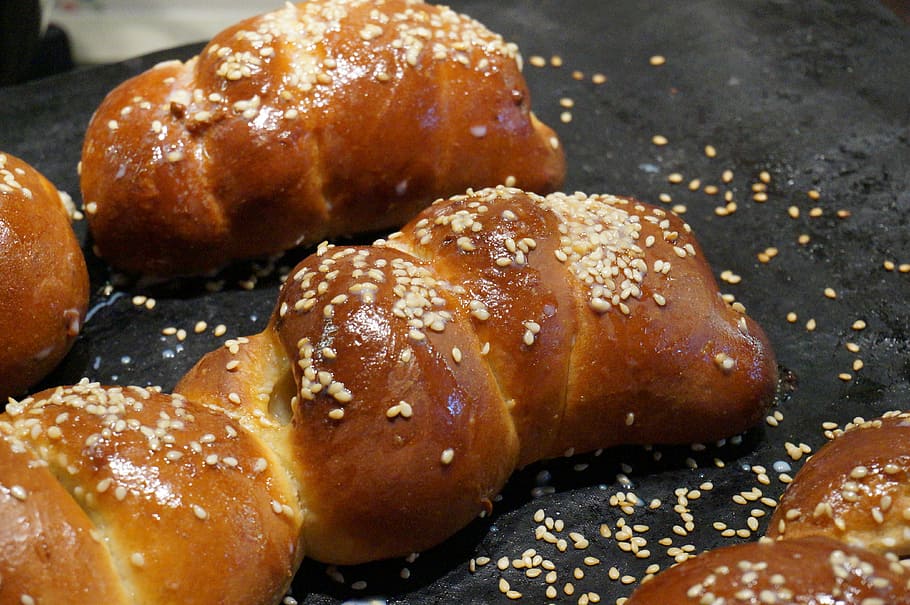 rolls, brown, baking, baked, bun, chinese sausage rolls, chinese food HD wallpaper