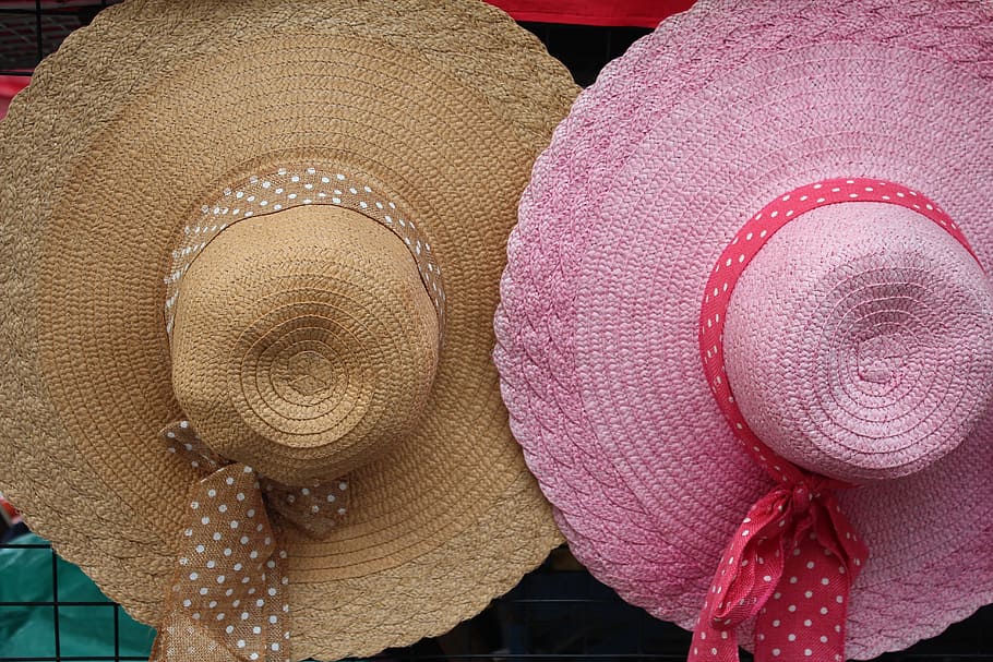 Hat, Pink, Beige, Decoration, Panel, headwear, close-up, pink color HD wallpaper