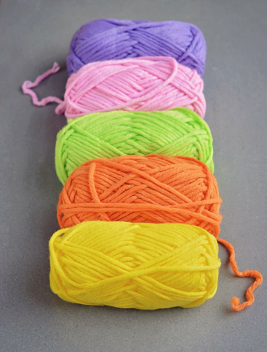 wool, knitting wool, color, soft, cat's cradle, colorful, close HD wallpaper