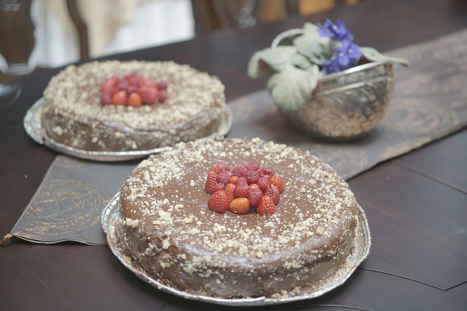 Chocolate, Cake, Chocolate Cake, food and drink, indoors, no people HD wallpaper