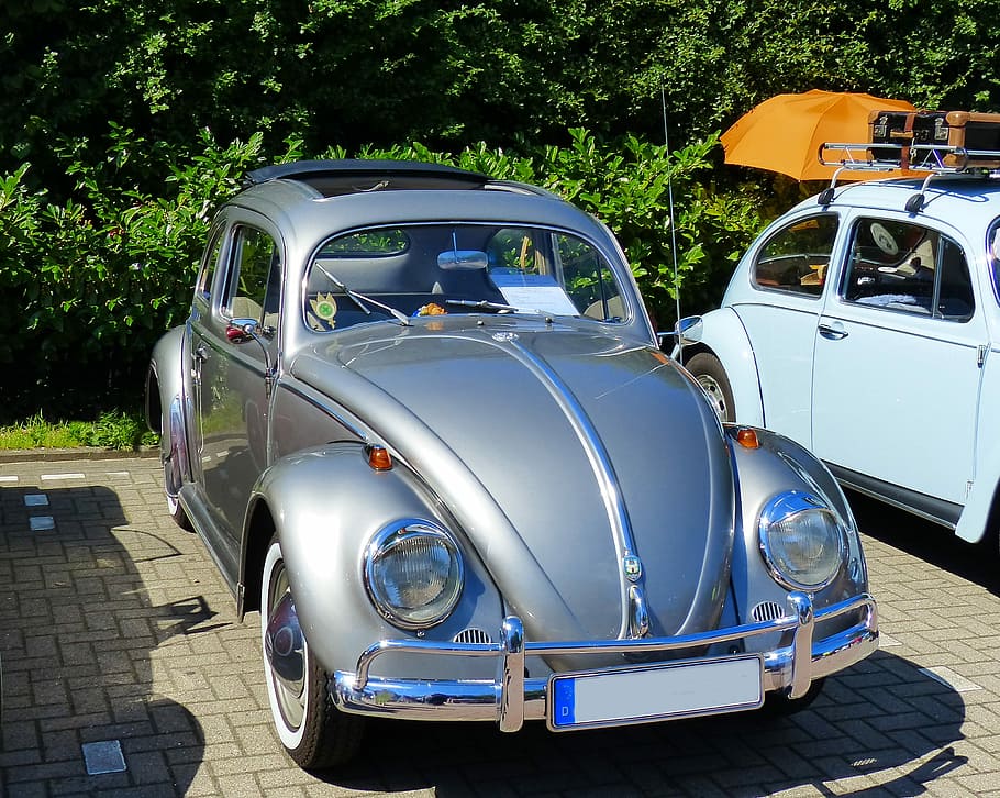 Oldtimer, Cars, Vw Beetle, old cars, historically, classic