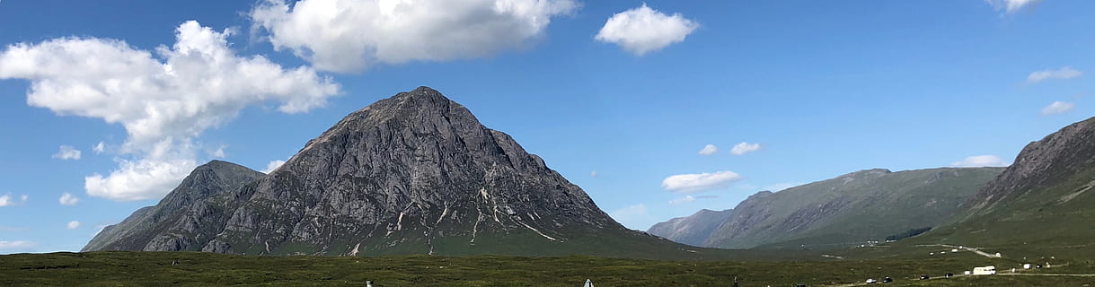 glencoe, scotland, panoramic, sky, cloud - sky, mountain, landscape HD wallpaper