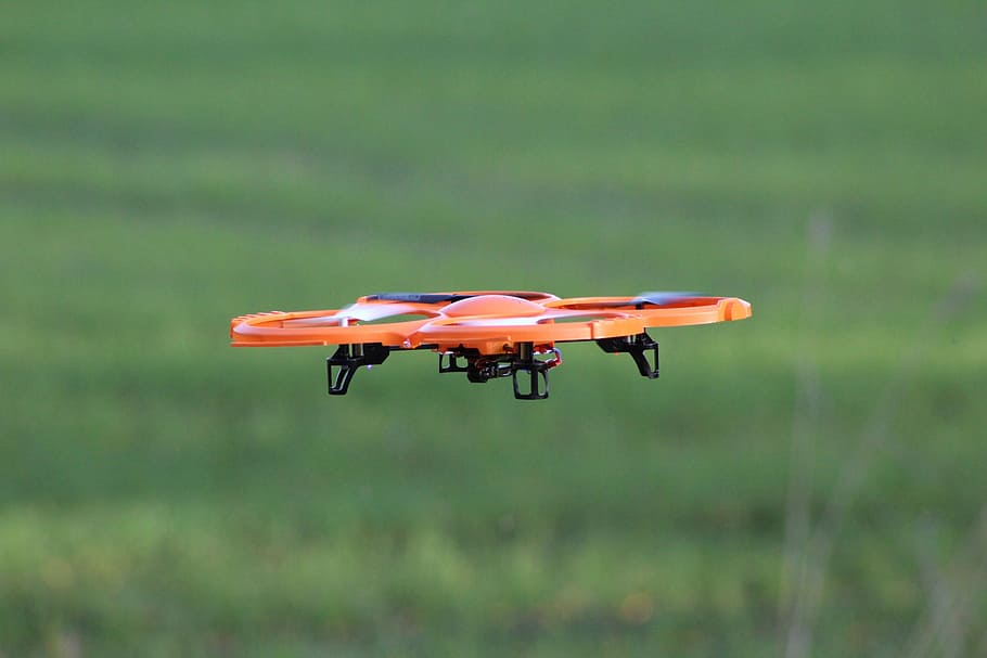 Drone, Flying Object, remotely controlled, rotors, no people HD wallpaper