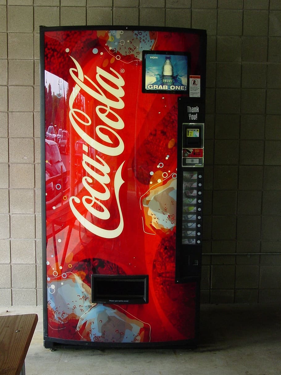Vending Machines, Coca Cola, coke machine, soda, drink, refreshment, HD wallpaper