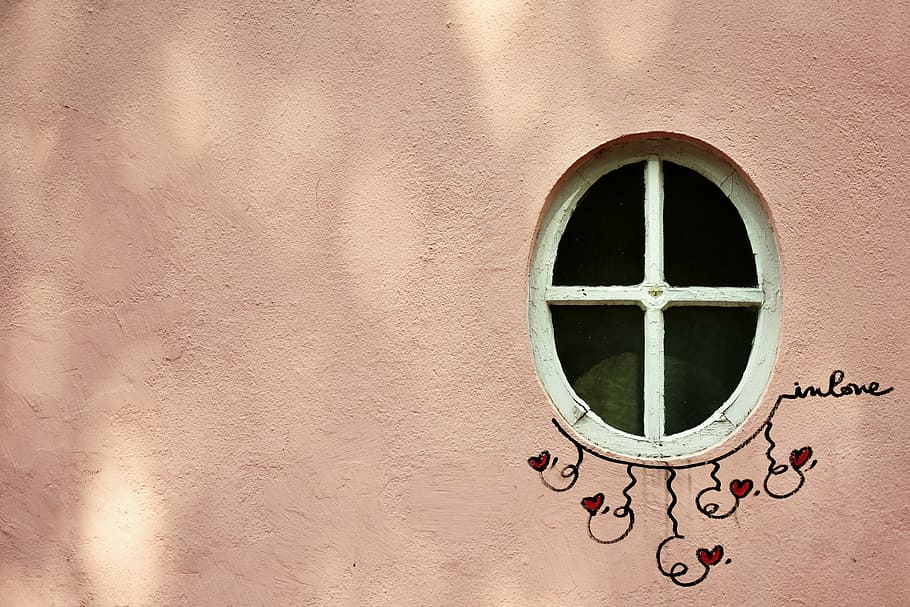 photo of closed oblong window, photo of oval window during daytime HD wallpaper