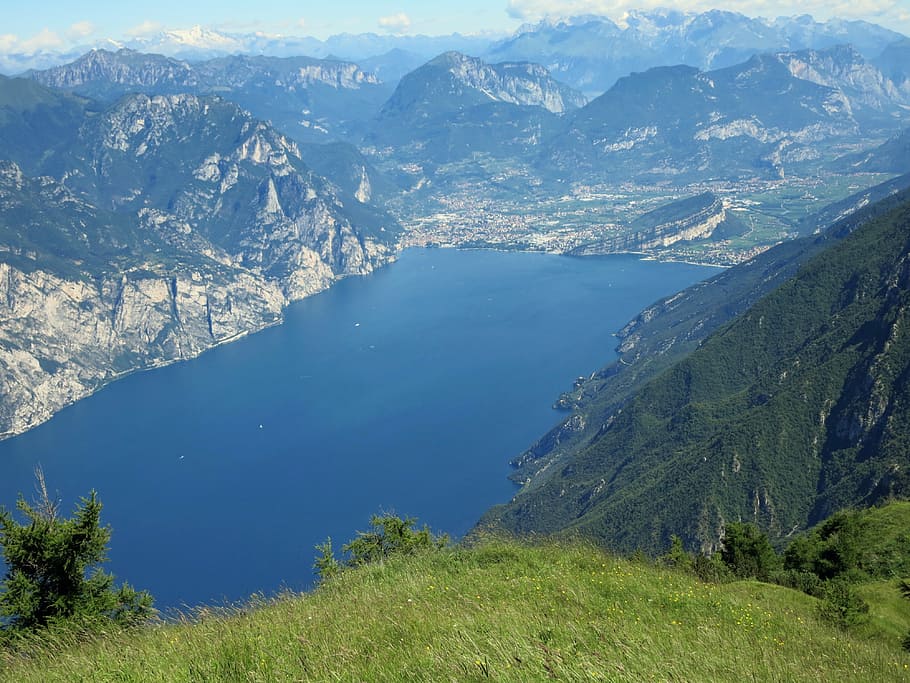 garda, lake, riva, mountain, nature, landscape, summer, european Alps HD wallpaper