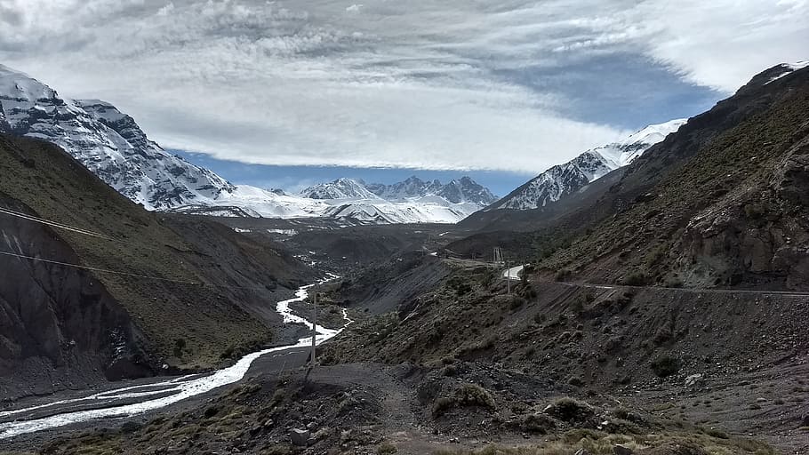 nature, mountain, widescreen, snow, landscape, outdoors, valley HD wallpaper