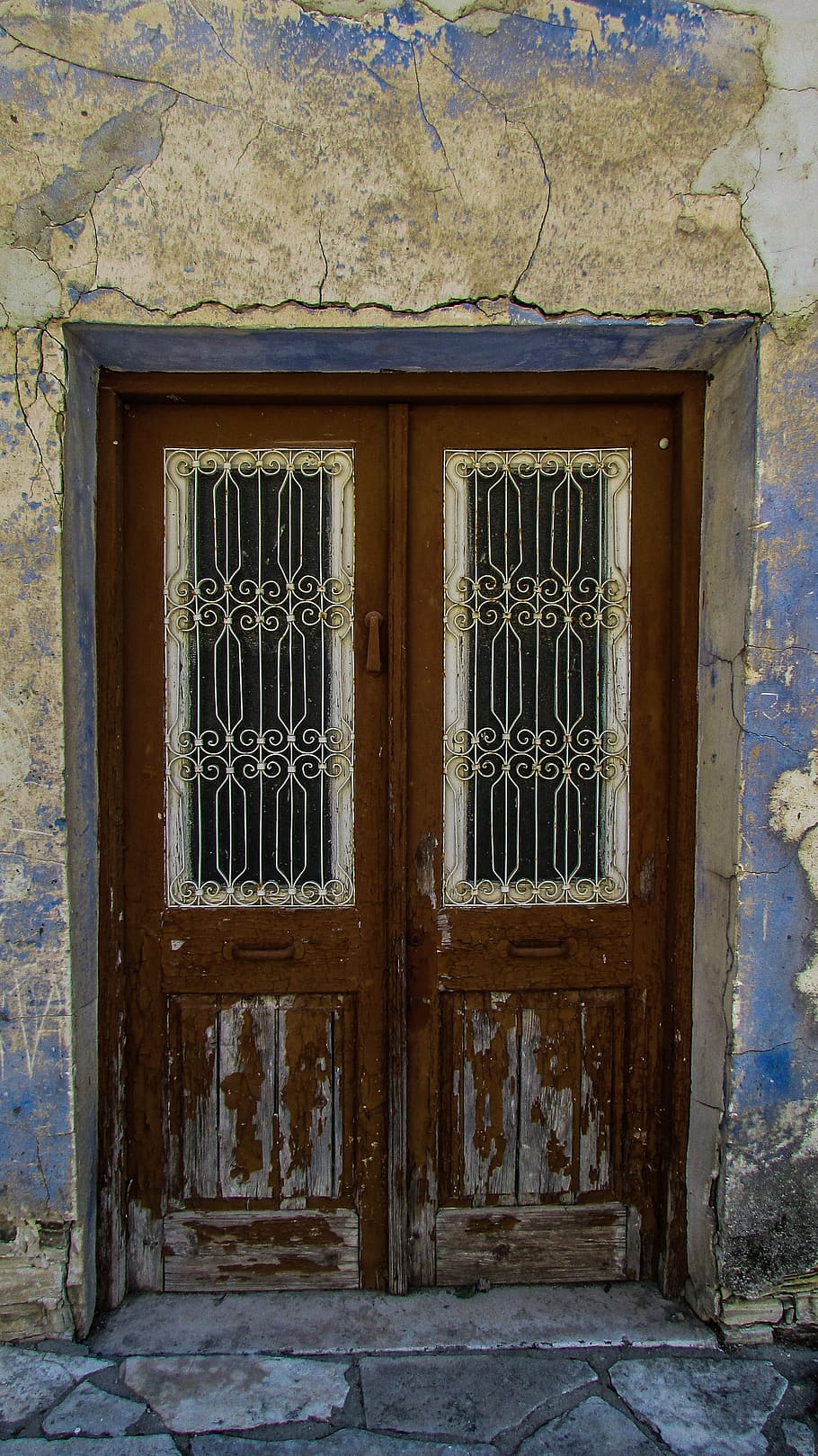 door, old, weathered, decay, wear, wooden, aged, village, cyprus HD wallpaper