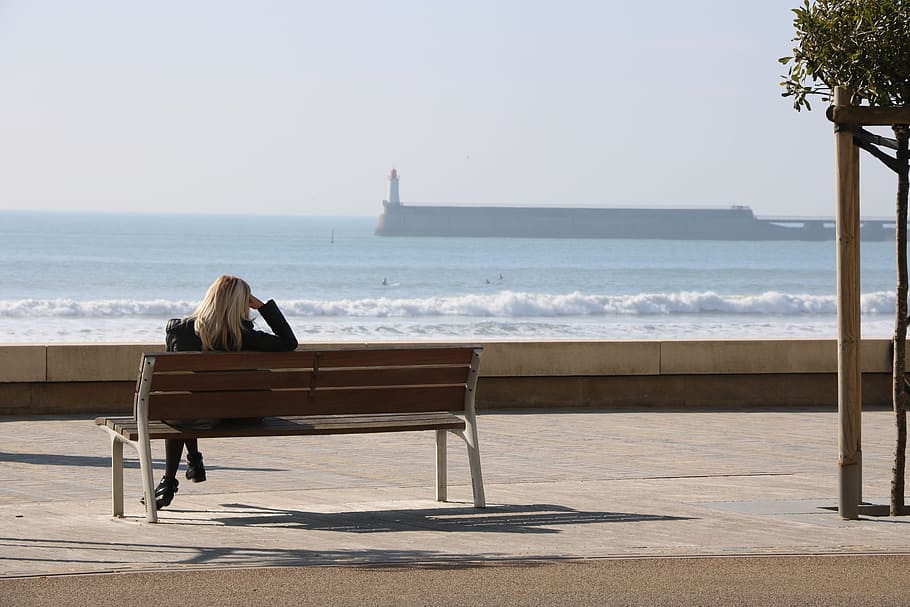 Vendée, Promenade, Seaside, elizabeth, relaxation, romantic, HD wallpaper