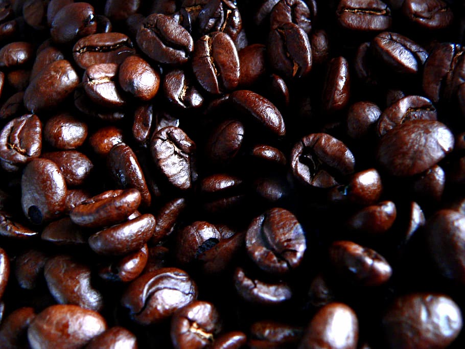 coffee, beans, roasted, drink, brown, espresso, caffeine, black HD wallpaper