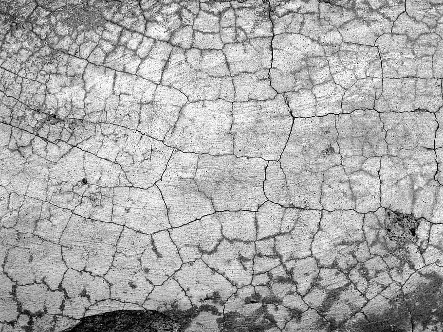 aerial photo of dried land, photo of cracked ground, pavement, HD wallpaper