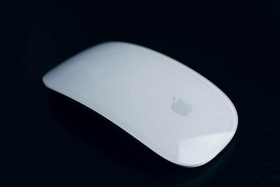Apple mouse, objects, technology, single Object, white, computer HD wallpaper
