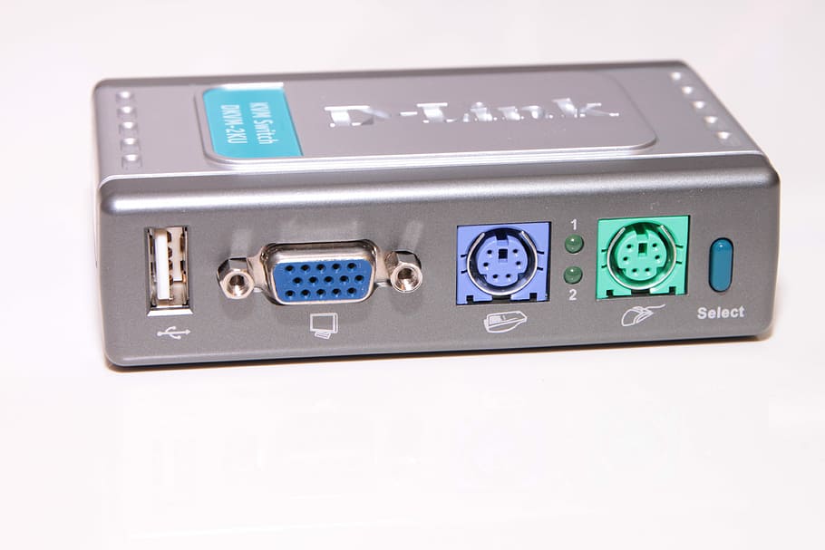 Computers, D-Link, Port, Ps 2, dkvm, switch, usb, editorial HD wallpaper