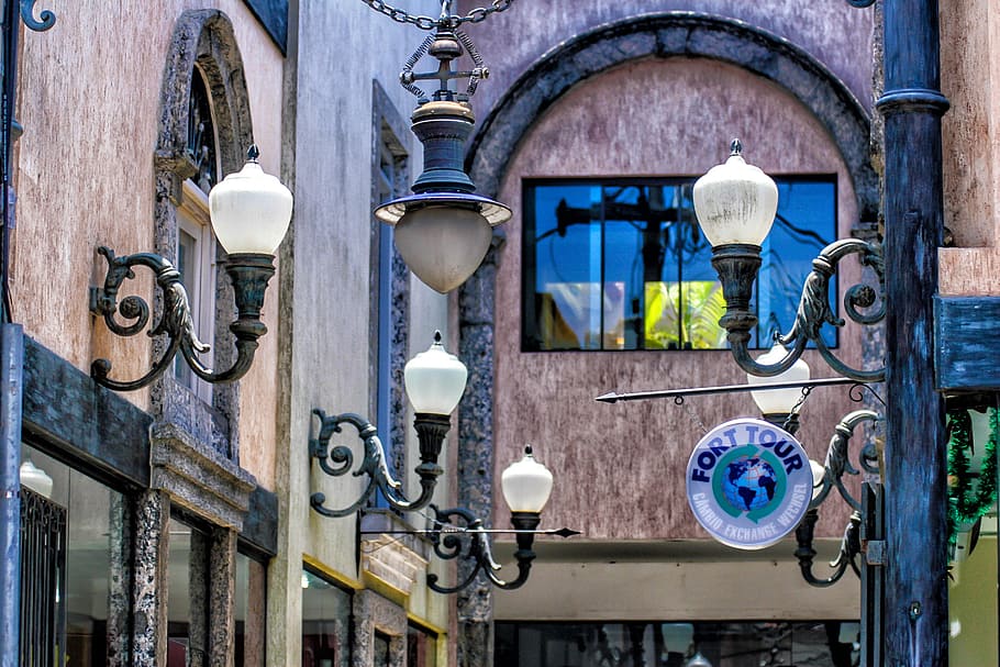 sconces, búzios, summer, square, lighting equipment, no people HD wallpaper