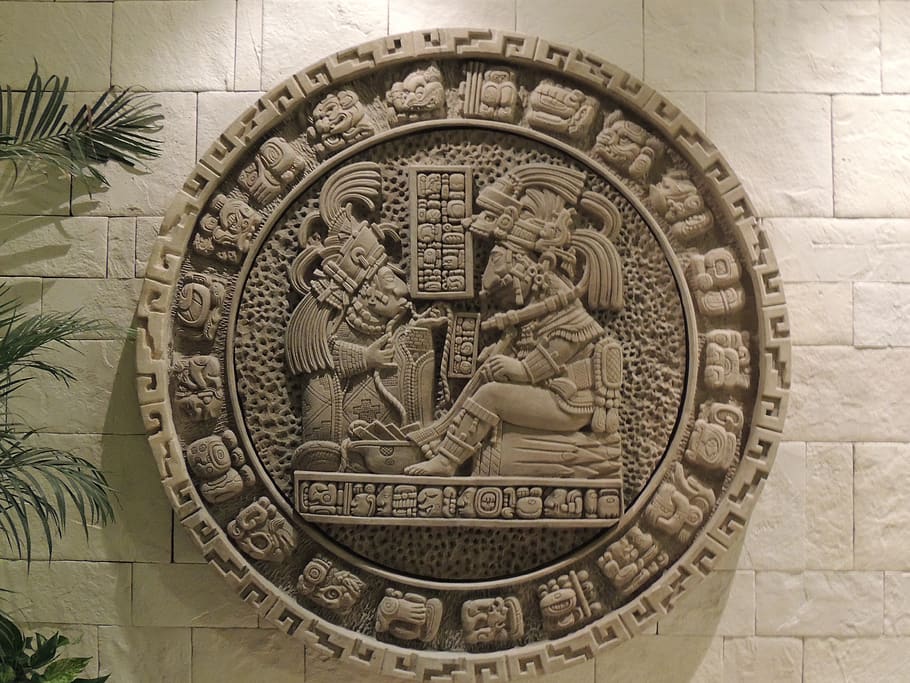 calendar, maya, mexico, representation, craft, art and craft HD wallpaper