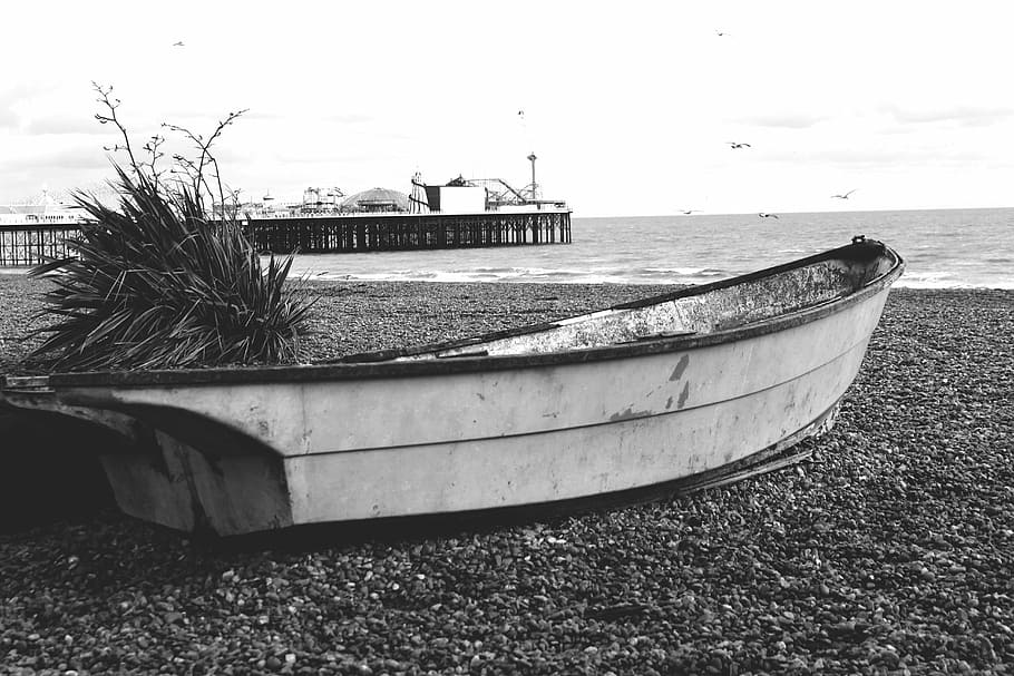 beach, ship, wreck, sky, nature, water, summer, travel, tourism HD wallpaper