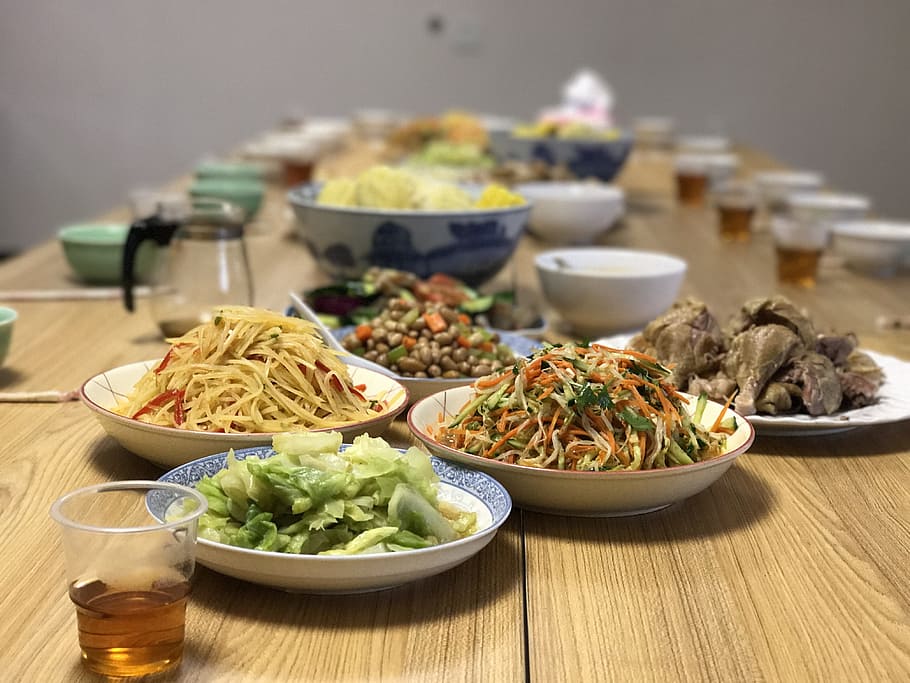 Dinner, Home, Chinese, food and drink, plate, bowl, no people HD wallpaper