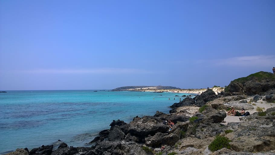 bay, sea, ocean, water, landscape, coast, summer, seascape HD wallpaper